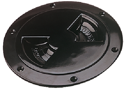 DECK PLATE- SCREW OUT 6IN BLK